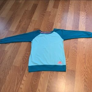 Adidas long sleeved round neck sweater